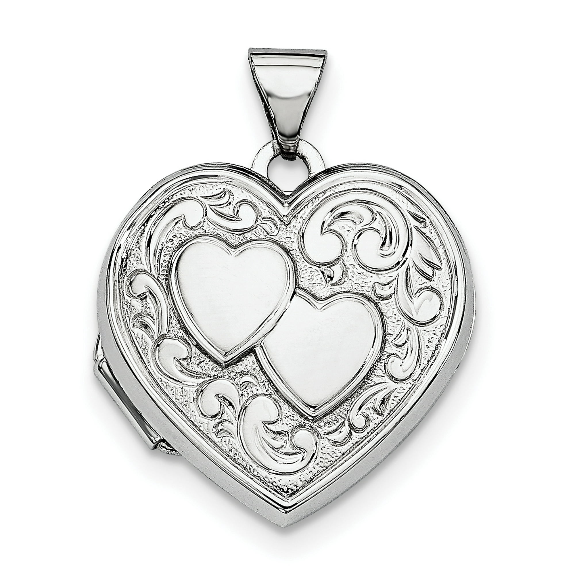 Sterling Silver Locket Jewelry Pendants & Charms Hollow 18 mm 24 mm Heart Locket Sterling Silver Locket Jewelry Pendants & Charms Hollow 18 mm 24 mm Heart Locket